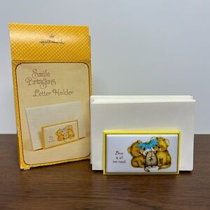 Hallmark Cards Springbok Smile Bringers Desk Top Card Holder Made In USA